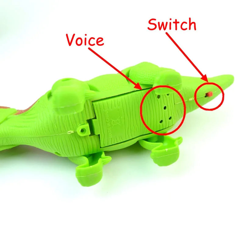 Электрический ходячий динозавр игрушки Светящиеся Динозавры юрского периода со звуком животных модель для детей мальчиков дети интерактивные