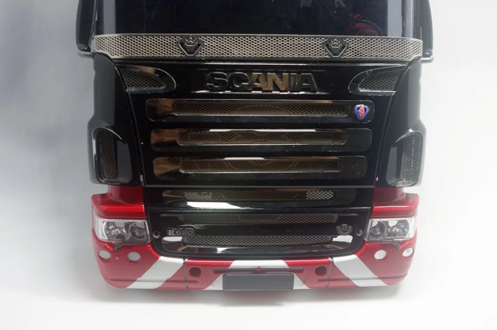 Декоративная защитная сетка на переднее стекло для грузовика scania R/C для грузовика tamiya 1/14th scale rc scania r620 56323 r470
