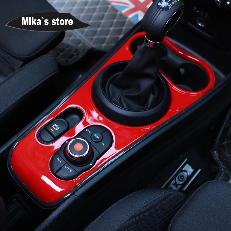 Hot sale indoor center console shift pannel abs protected cover for mini cooper F60 countryman car accessories sticker cover