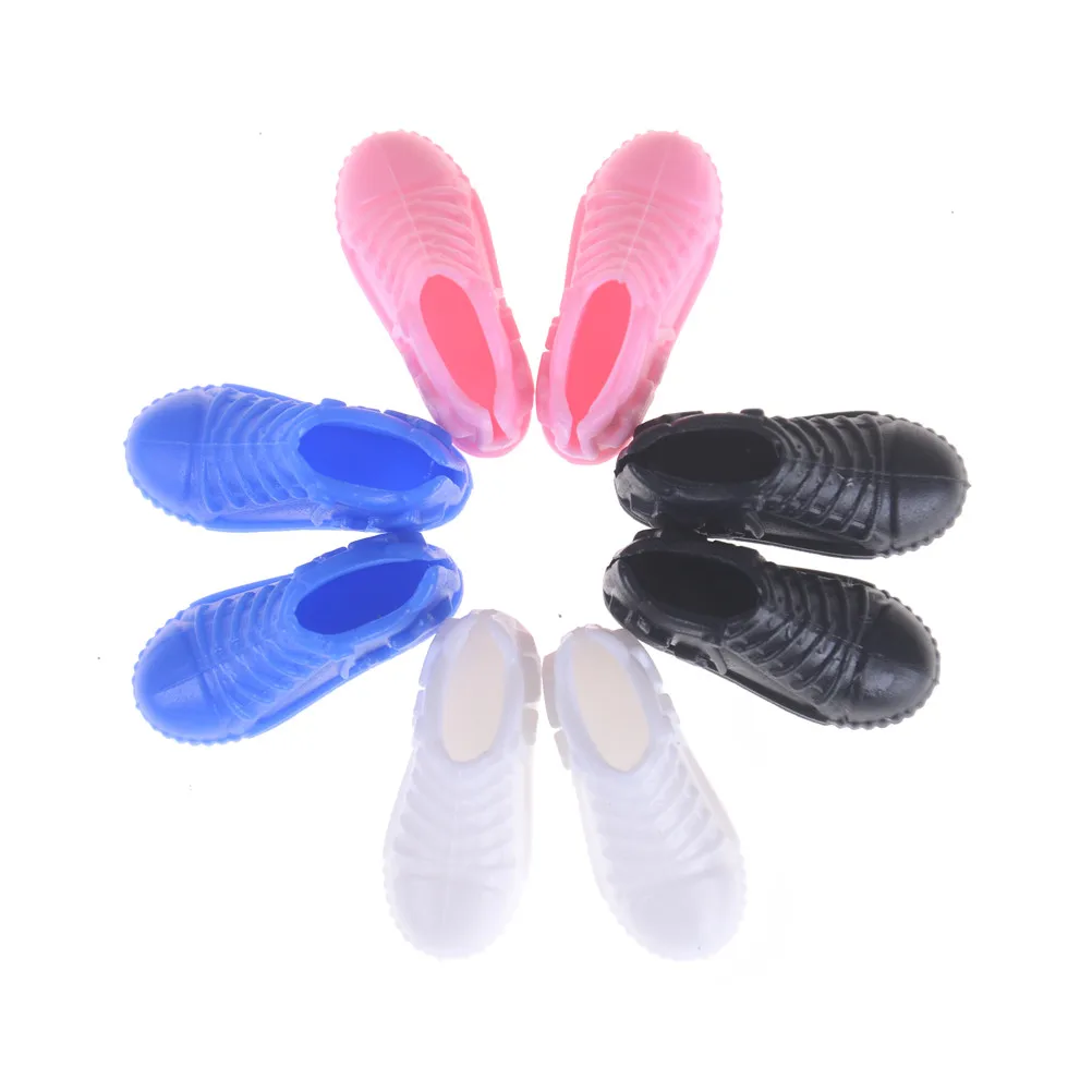 

4 Pairs Mini Fashion Sneackers For Doll Toy for Doll Shoes Birthday Gift for Girls