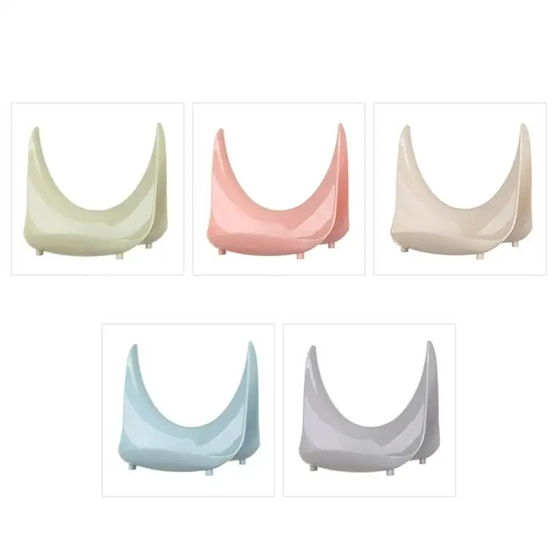 

Pot Pan Cover Lid Shell Stand Holder Practical Kitchen Cooking Tool Anti-Slip Bracket Chopping Block Storage Holder Rack Tool