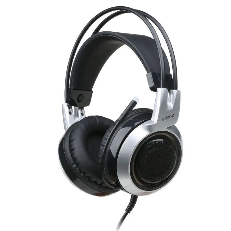  SOMIC G951 Gaming Headphones LED Headset Vibration USB headphone for Computer PC Laptop PS4 gamer e - 32960149135