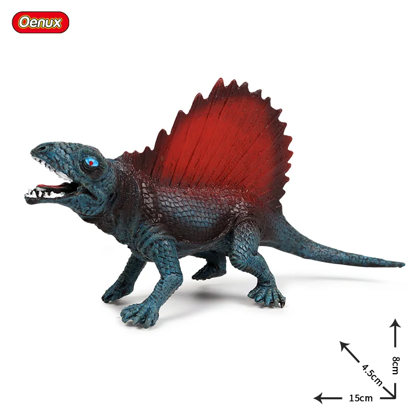 Oenux высокое качество ПВХ динозавр Юрского периода парк модель игрушки Юрского периода Т-Рекс спинозавр Трицератопс динозавры экшн детская игрушка-фигурка - Цвет: 1 piece dinosaur