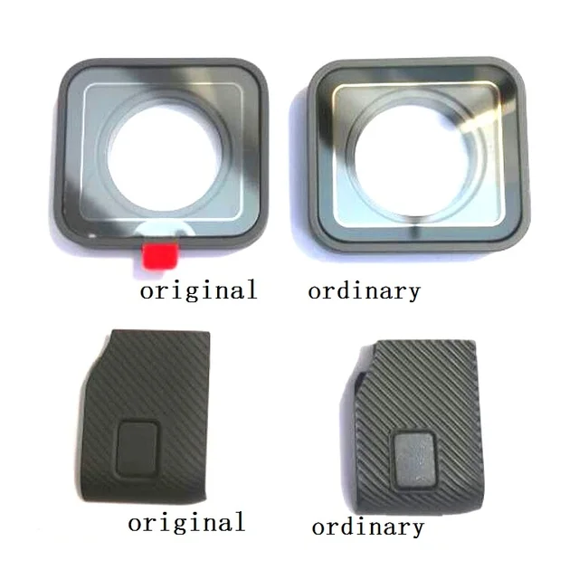 US $8.90 Original Accessories For GoPro Hero 7 6 5 4 Black Sports Camera Front Door/Faceplate/UV Filter Glas
