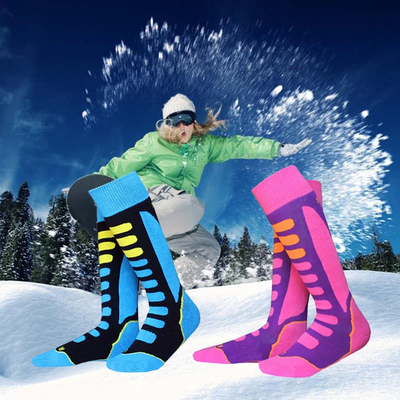 

Thicken Cotton Unisex Kids Boys Girls Winter Sports Socks Warm Thermal Ski Snowboarding Socks Walking Hiking Stockings Warmer 30