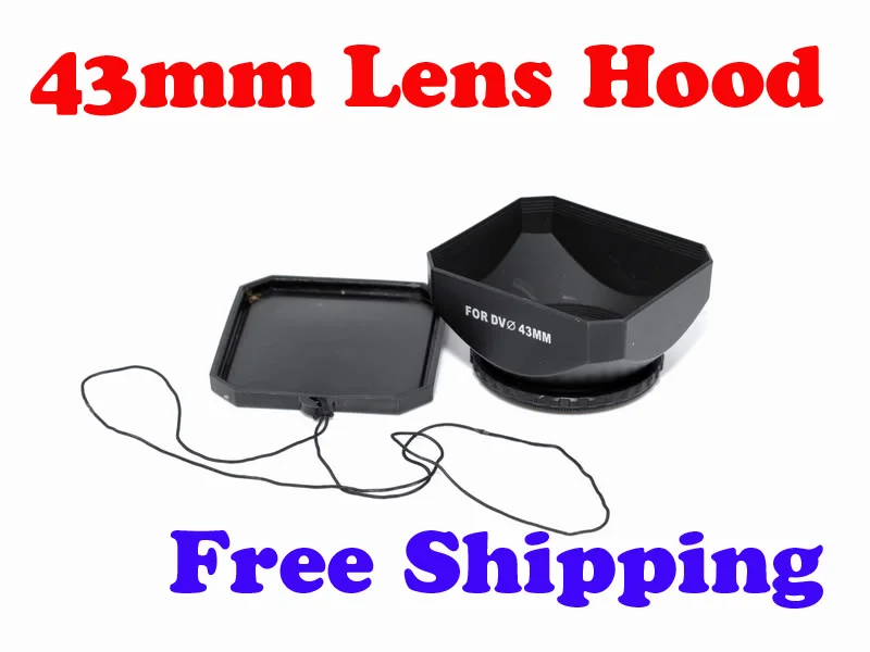 43 мм бленда объектива для видеокамеры CANON VIXIA HV20 HV30 HV40|lens hood for canon|lens hood43mm lens |