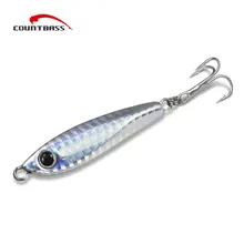 18г 0,63 унции Countbass морской окунь на джиг, микро приманки с высоких крюк металлические приманки привести джиг