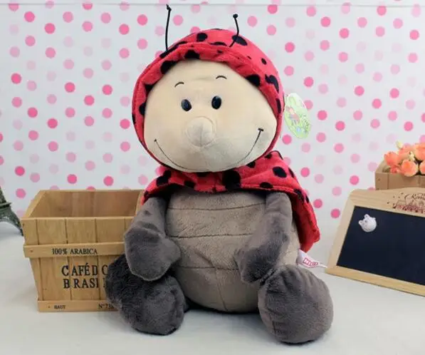 

Candice guo plush toy stuffed doll nice animal fly ladybird ladybug beetle insect story children birthday gift christmas present