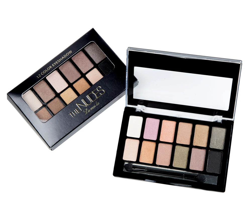 New Brand 12 Colors Nude Pigments Waterproof Eyeshadow ...