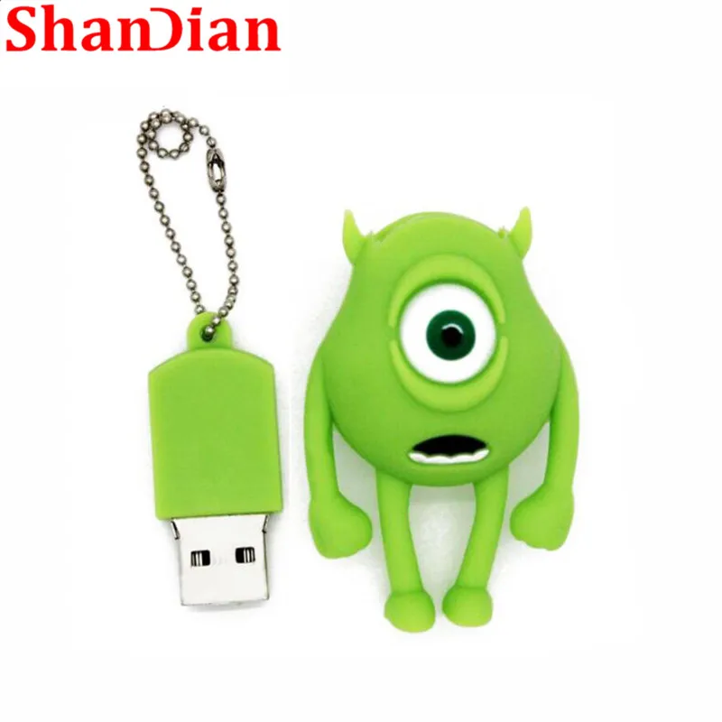 SHANDIAN новинка милый один глаз майка ручка привод монстры университет usb флэш