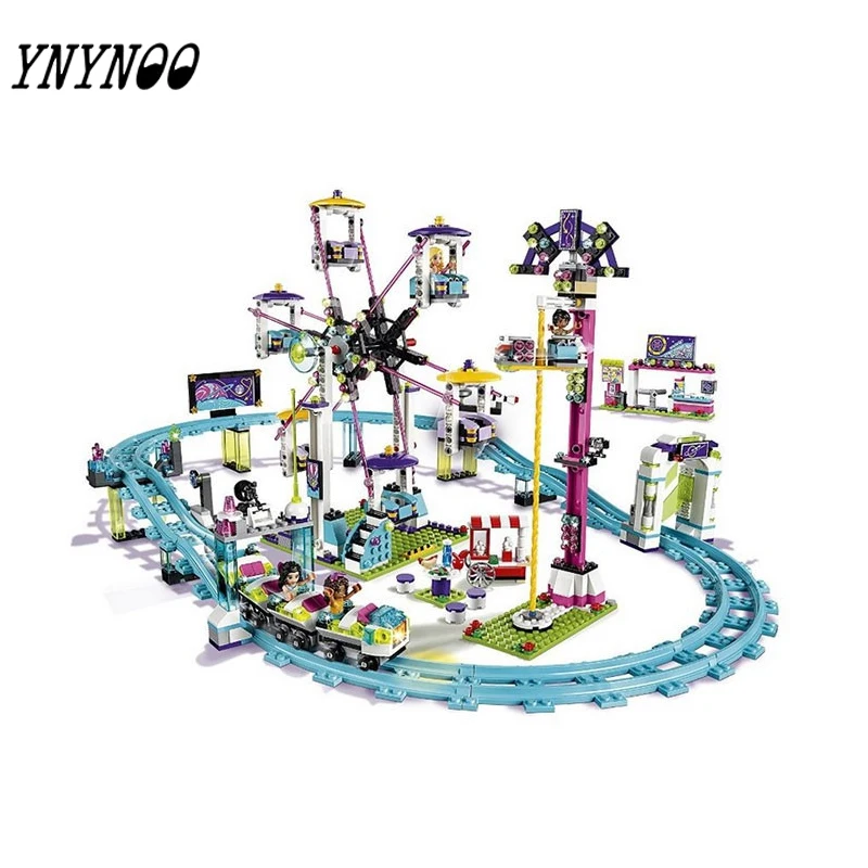 

Model building kits compatible with city girls friend Amusement Park 3D blocks Educational model building toy