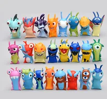 24 Pcs/set new anime Slugterra action figure toys 5cm monster animal model mini PVC dolls decoration gift