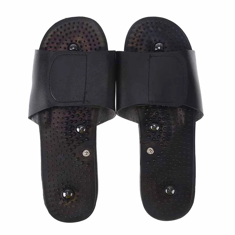 1Pair Massage Electrode slipper Tens Acupuncture Therapy Slippers Body Foot Relaxing Massager Machine Physiotherapy Slippers
