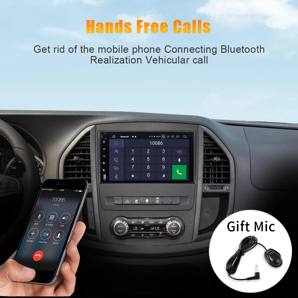 Flash Deal Autoradio 1 din Android 9.0 Car GPS Navigation for Benz A B Class Sprinter Vito Stereo 2007 2008 2009 2010 2011 9" IPS Screen 2 Flash Deal Autoradio 1 din Android 9.0 Car GPS Navigation for Benz A B Class Sprinter Vito Stereo 2007 2008 2009 2010 2011 9" IPS Screen 2
