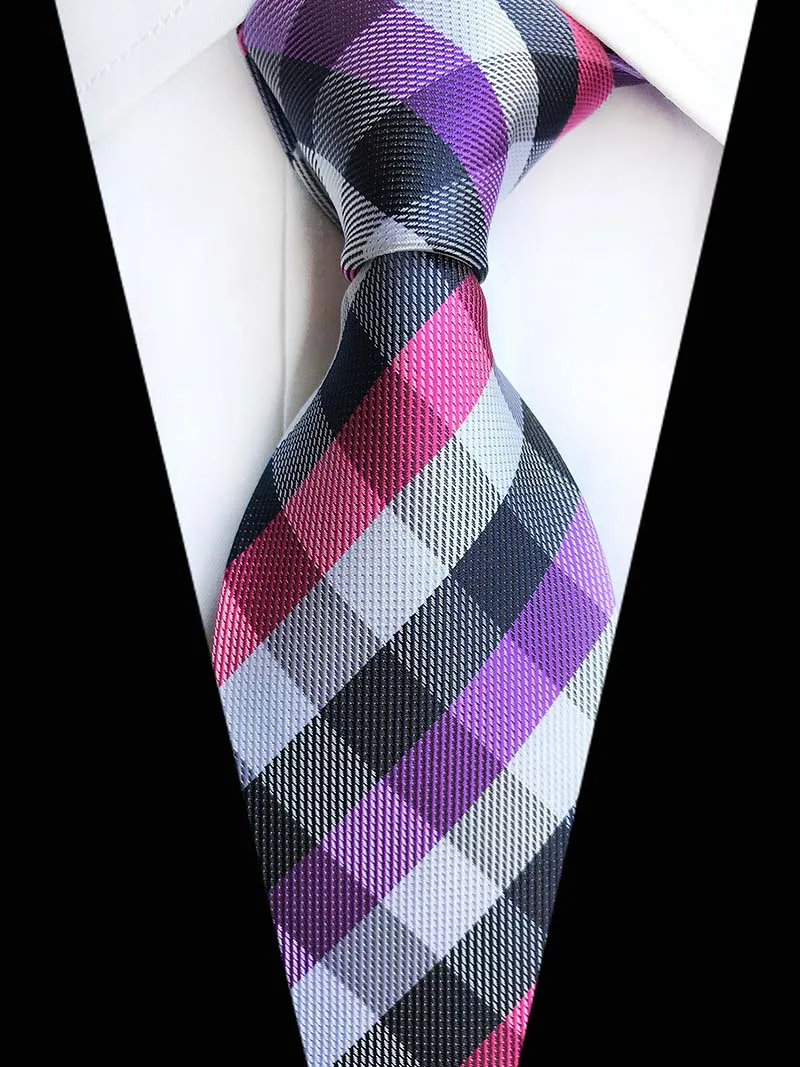 20 видов стилей мужские деловые галстуки для костюма Gravatas проданный цвет в горошек Красный Розовый Синий Серебряный Шелковый галстук для мужчин Женский Галстук - Цвет: TK-TG13