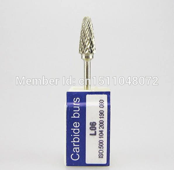 

free shipping 10pcs Dental Tungsten Steel Nitrate Carbide Burs Drills Dentistry