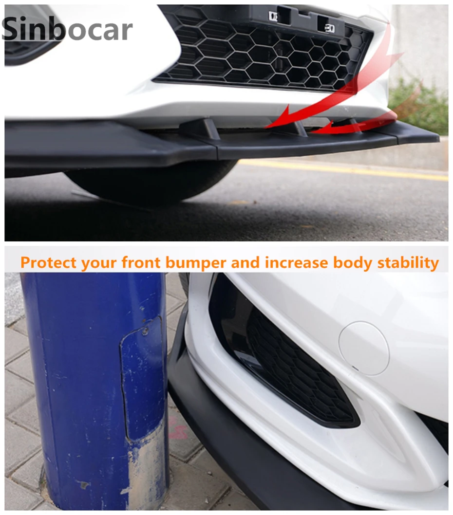 Уплотнительная Прокладка переднего бампера вокруг гриля ниже чехол с изображением губ Лопата для Ford Fusion Mondeo