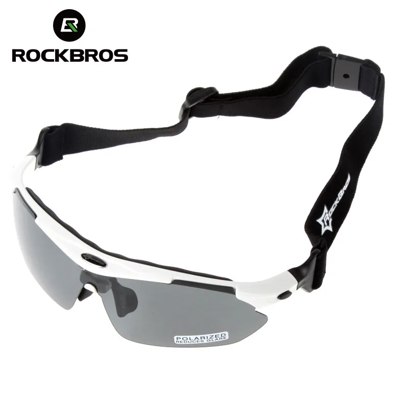 ROCKBROS велосипедные очки, поляризованные очки для велоспорта, 5 линз, защита от уф400 лучей, спортивные очки для улицы, спортивные велосипедные солнцезащитные очки, рамка