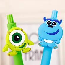 New 2pcs set 0 5mm Funny Monsters University Gel Pen Black Pen Candy Color Cartoon Sulley