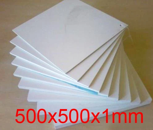 500mm length 500mm width 1mm thickness teflon plate 500x500x1mm ptfe 1mm pvc sheet