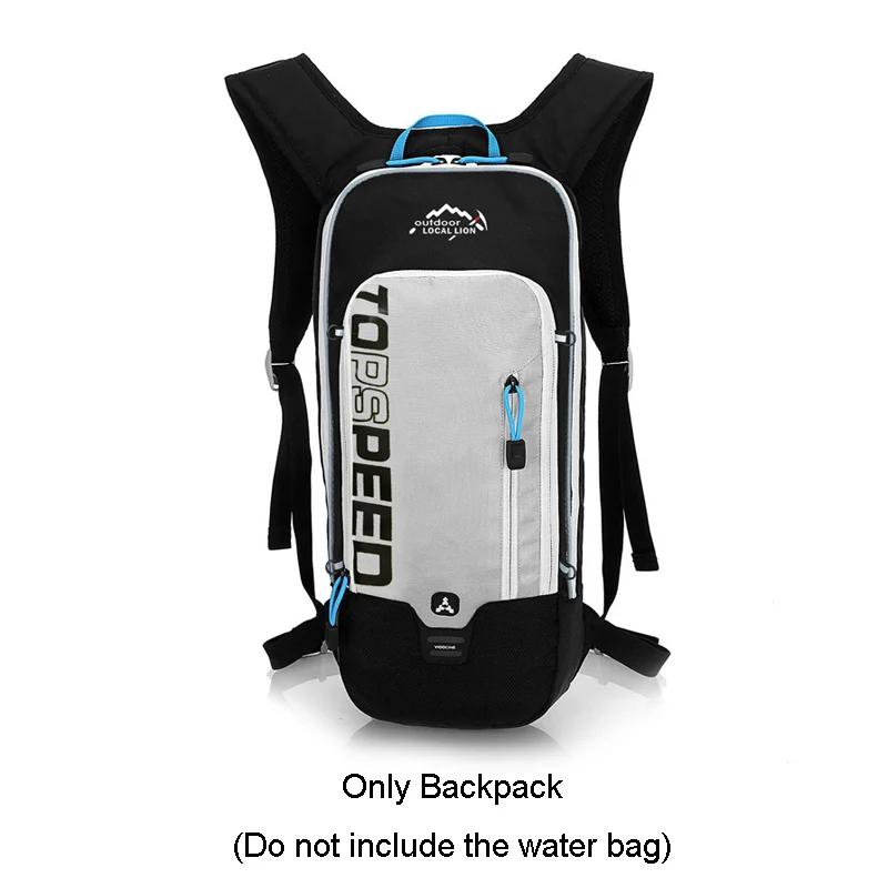 6L рюкзак для бега и велоспорта, сумка для воды, спортивная сумка для кемпинга, пешего туризма, гидратационный рюкзак для верховой езды, гидратационная сумка - Цвет: Gray