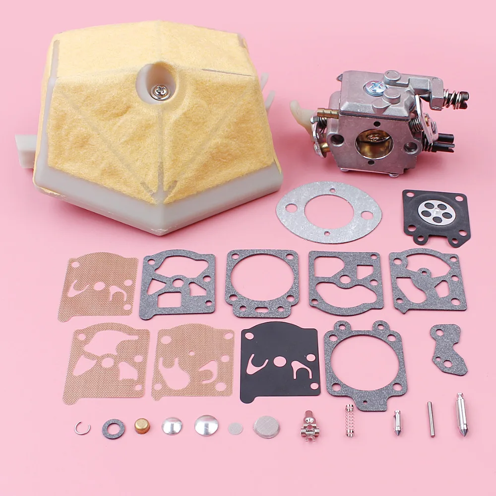 

Carburetor Carb Repair Kit For Husqvarna 55 51 Walbro WT 170 1 Air Filter Gasket Chainsaw Replacement Spare Part