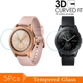 

5pcs/pack Galaxy 46mm 42mm Tempered Glass Screen Protector For Samsung Galaxy Watch Glass 42mm 46mm Screen Film Anti Explosion