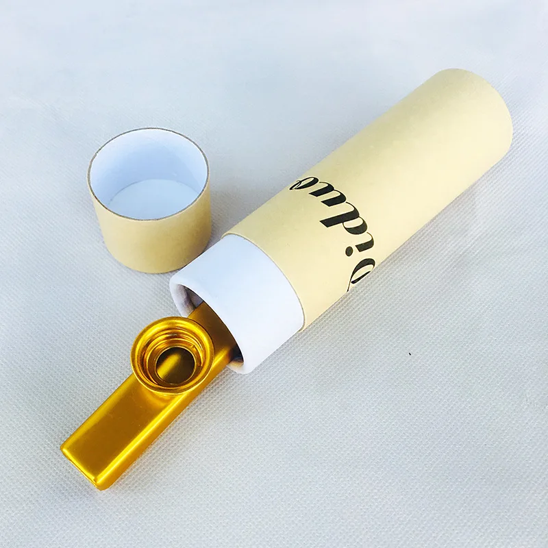 

2018 New Orff Musical Metal Kazoo Kazoo Accompaniment Musical Instrument Paper Tube Color Random