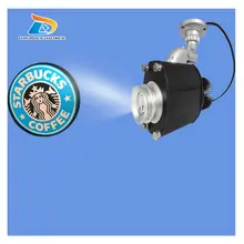 Factory Sale Waterproof Single Image Static 10W LED Sign Projector Advertising LED Logo Gobo Sign Projector with Two Color Gobo