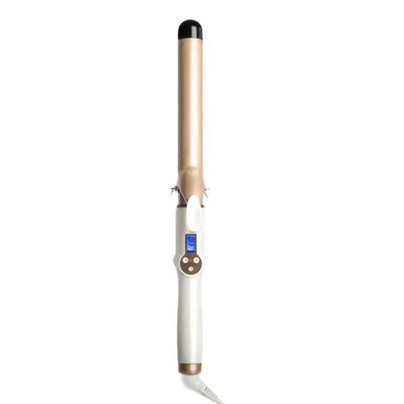 

Real Electric Professional Ceramic Hair Curler Lcd Curling Iron Roller Curls Wand Waver Fashion Styling Tools