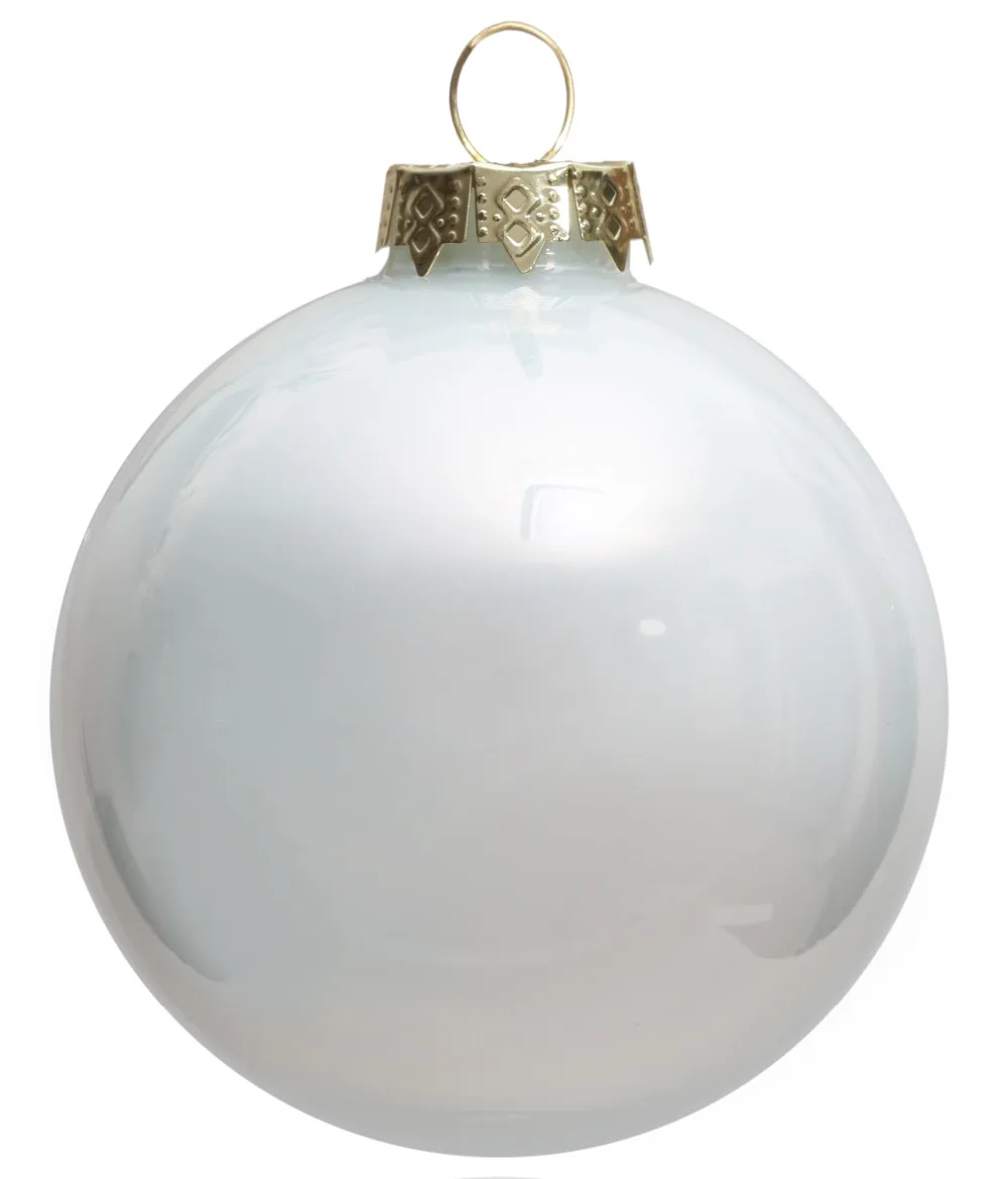 Принимаются индивидуальные заявки-безделушки украшения Рождественская елка украшение из стеклянных шариков 80 мм белый шар орнамент-блестящий