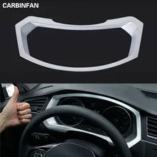 ABS Chrome Стикеры консоли автомобиля рулевое колесо приборной панели Frame крышки Накладка для Volkswagen VW Tiguan