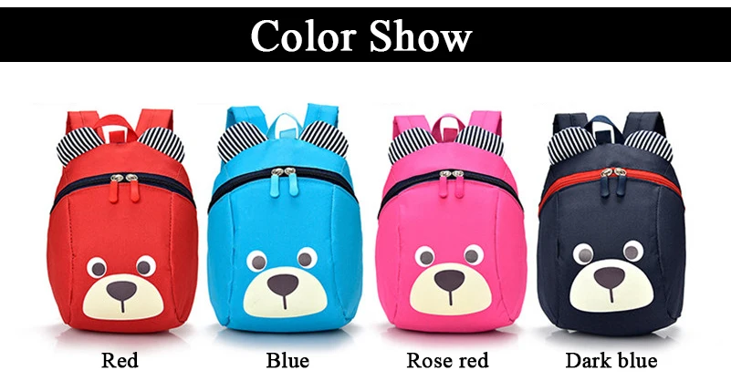 OURCIAO Children School Bags New Cute Anti-lost Children's Backpack School Bag Backpack For Children Baby Bags D362
