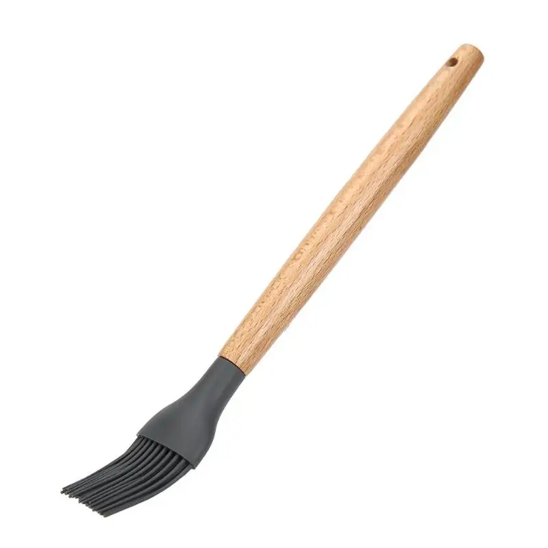 Антипригарный деревянный шпатель для кухни кухонная лопатка для еды посуда для похода силиконовый Крем кондитерский крем инструмент кухонная утварь - Цвет: 3