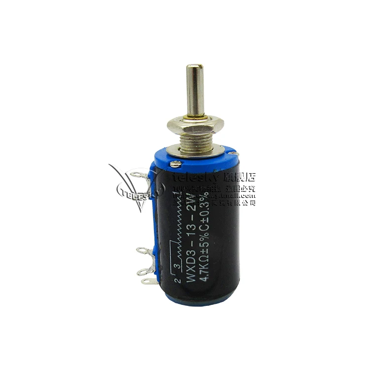WXD3 13 2w более 4 7 K Потенциометр точный круглый потенциометр 2 Вт проволочный