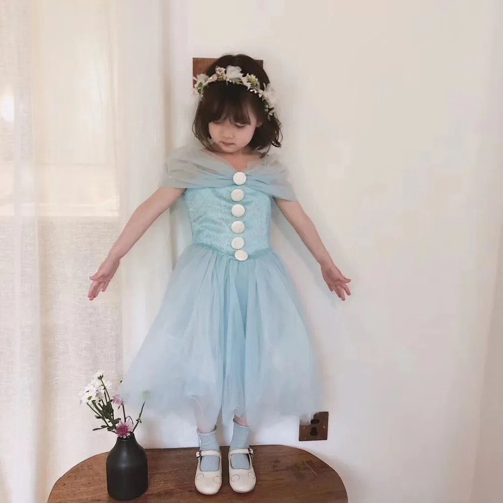 

new Summer High quality Girl Clothes Children Dresses Kids Clothes Girls beautiful flowers Princess Dress For Wedding Party