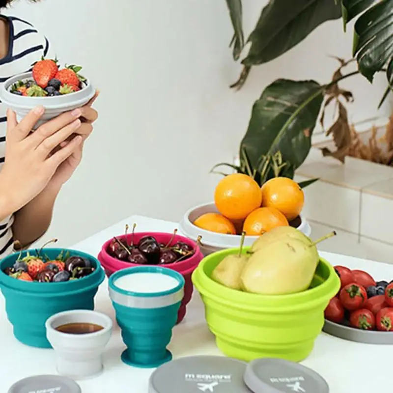 Foldable Silicone Popcorn Popper Bowl Microwave Popcorn Maker