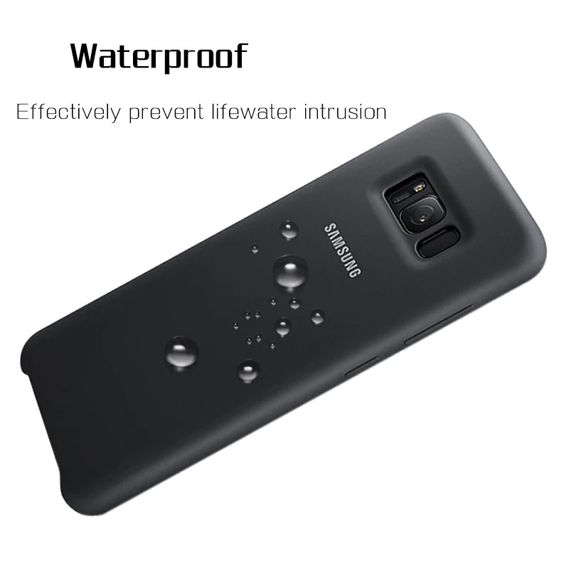 Samsung S8 Case Original Official Silicone Soft Back Cover Samsung Galaxy S8 S9 S10 Plus S10e Note 8 9 Case Protection Cover