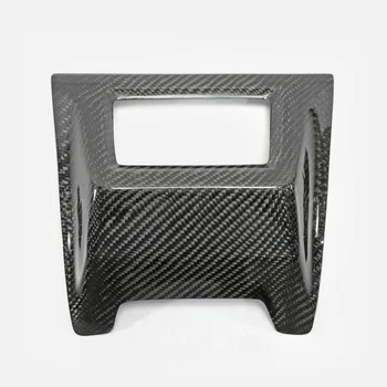 

For 14-18 Impreza WRX VAB VAF STI Carbon Fiber Rear Fog Light Cover Glossy Finish Bumper Camp Surround Part Tuning Trim Body Kit