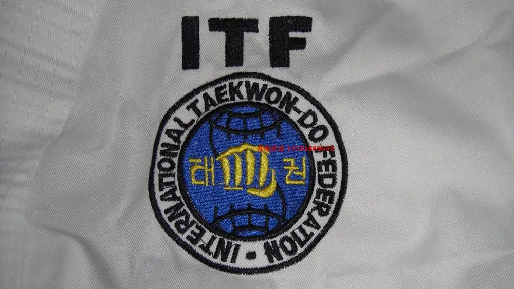 Рекламная Оригинальная одежда с полной вышивкой ITF Стандартная Простая молния