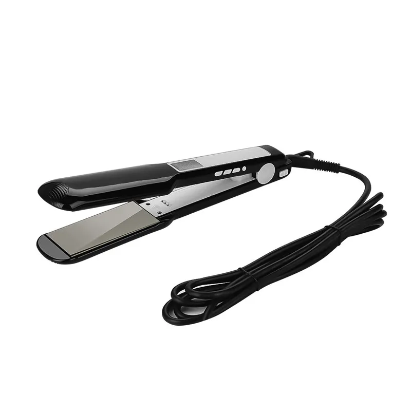 

Ceramic Hair Straightening Iron Flat LCD Display Infrared Curling Hair Straightener Electric Irons Hair Care Styling Tool
