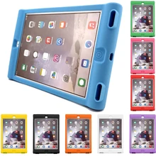 Универсальный мягкий силиконовый ударопрочный Складной футляр для Apple iPad защитные падение доказательство чехол для Для детей студентов