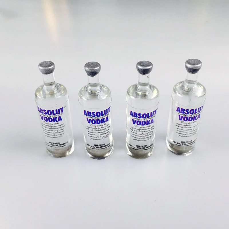 4PCS 1/6 Scale Dollhouse Miniature Wine Bottles Vodka Drinks Model Pretend Play Doll Food for Pullip blyth Doll doll accessories doll clothes doll clothes accessories plush doll accessories doll shoes barbie doll clothes doll eyes doll eyewear accessories doll wigs glass doll eyes
