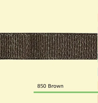 

5/8" inch (16mm) silver glitter Brown grosgrain ribbon