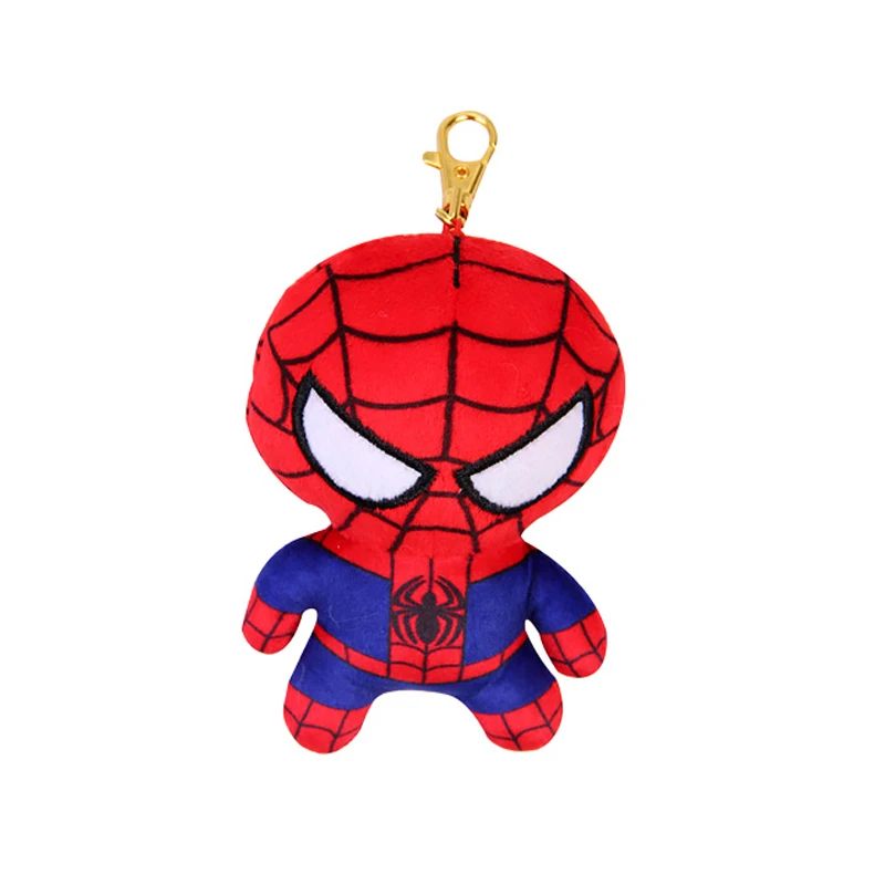 11cm Mini Captain America Plush Toy Stuffed Animal Keychain Doll Key Ring Bag Pendant with Plush Keychains Toys (4)