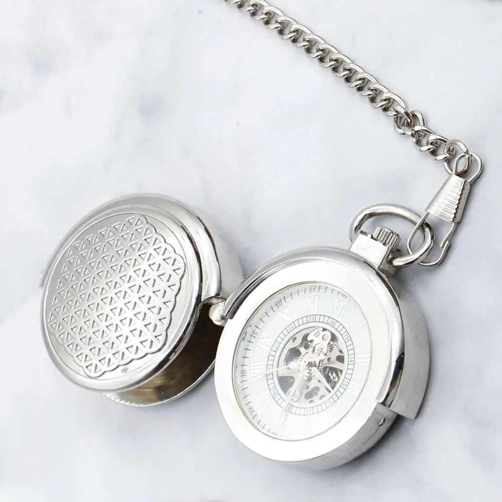 New-Unique-Skeleton-Vintage-Silver-Mechanical-Pocket-Watch-with-Chain-for-Men-Women-PJX053