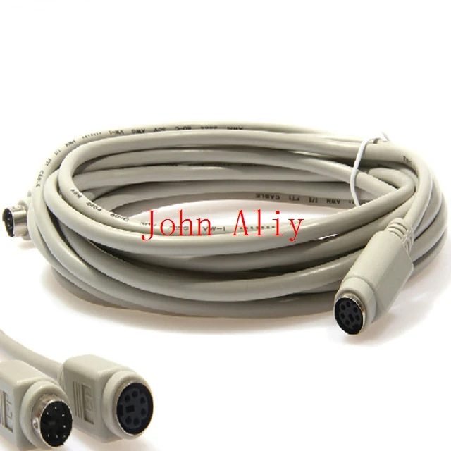 Premium Material PS/2 Male to PS/2 Female JINGZ 6 Pin PS/2 Keyboard/Mouse Extender Cable Premium Material PS/2 Male to PS/2 Female JINGZ 6 Pin PS/2 Keyboard/Mouse Extender Cable
