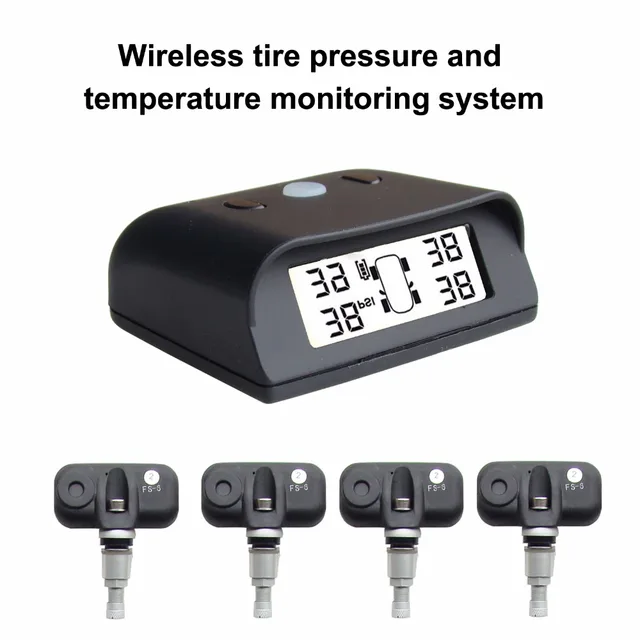 wireless car TPMS tire pressure monitor system with internal sensors and monitorin Tire wireless car TPMS tire pressure monitor system with internal sensors and monitorin Tire
