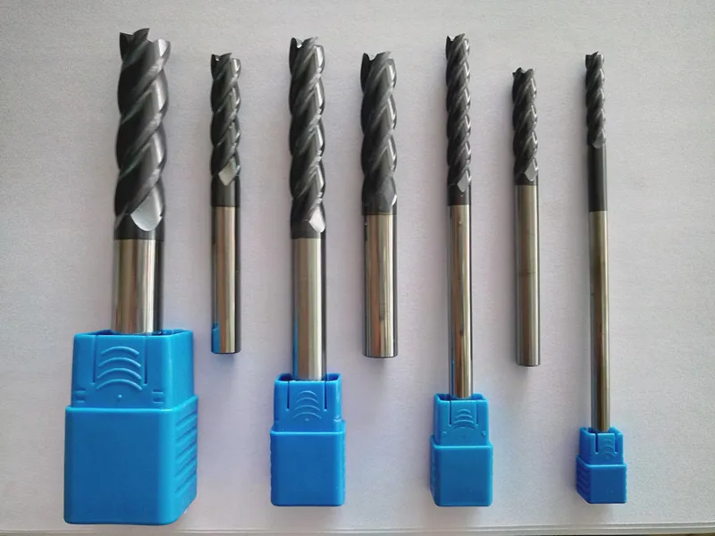 

6*6*30*150MM 4 Flute HRC45 1PCS milling cutter long end mills tungsten carbide cutters for metal router bit cnc cutters