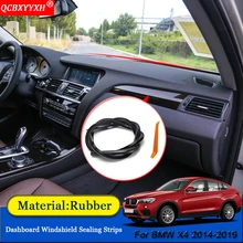QCBXYYXH автомобильный Стайлинг резиновые анти-звуконепроницаемые не пропускающие шума пылезащитные панели автомобиля Лобовое стекло уплотнительные полосы части для BMW X4